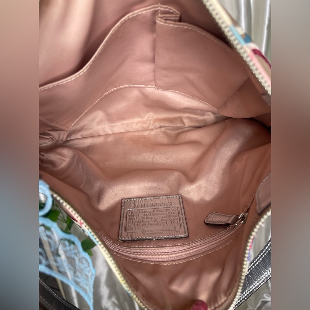 Coach Multicolor Circle Pattern Shoulder Bag - image 4